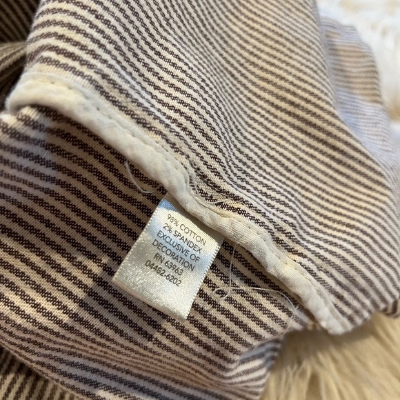 Christopher & Banks Brown Striped Jacket - Picture 10 of 11